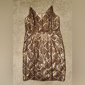 Adrianna Papell Sequin Dress
